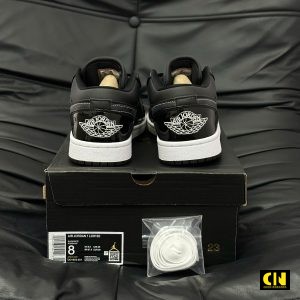 Giay The Thao Nike Air Jordan 1 Low All Star Den Trang Giày Thể Thao Nike Air Jordan 1 Low All Star Đen Trắng