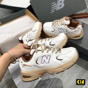 Giay The Thao Unisex New Balance 530 Niko And White Brown Giày Thể Thao Unisex New Balance 530 Niko And White Brown