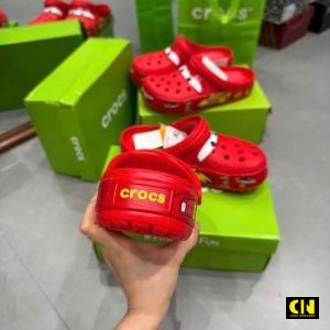 Dep Crocs Cao Su Classic Clog Lightning Mcqueen Dép Crocs Cao Su Classic Clog Lightning McQueen
