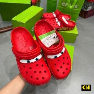 Dep Suc Crocs Cars Lightning Mcqueen 36 44 Chuan Size Dép Sục Crocs Cars Lightning McQueen 36-44 Chuẩn Size