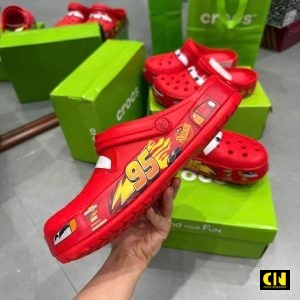 Dep Suc Crocs Classic Clog Lightning Mcqueen Hang Dep Fullbox Dép Sục Crocs Classic Clog Lightning McQueen Hàng Đẹp Fullbox