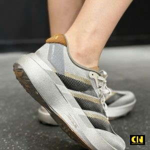 Giay Adidas Adizero Evo Sl Grey One Iron Metallic Nau Den Bac Giày Adidas Adizero EVO SL Grey One Iron Metallic Nâu Đen Bạc