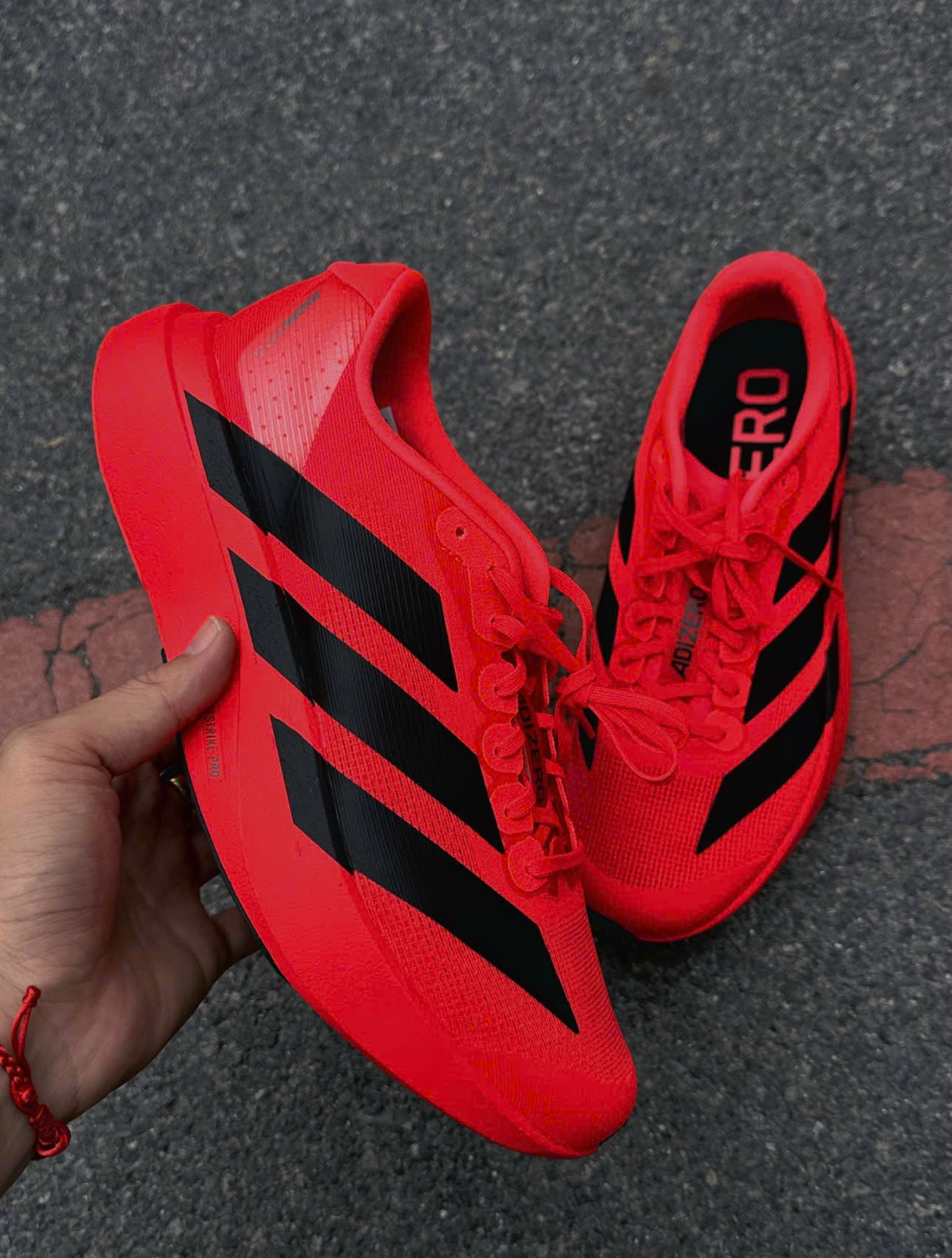 Giày Adidas Adizero Evo Sl Pure Ruby Like Auth Giày Adidas Adizero EVO SL Pure Ruby Like Auth