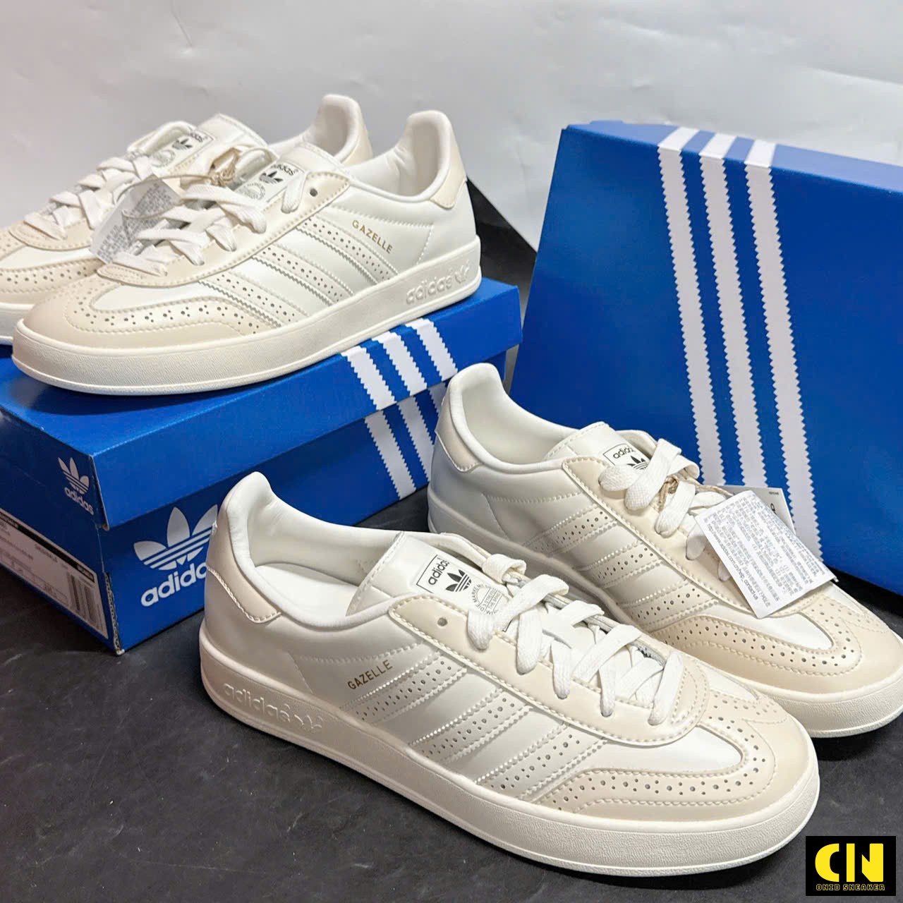 Giày Adidas Gazelle Indoor Cream White Giá Tốt Giày Adidas Gazelle Indoor Cream White Giá Tốt