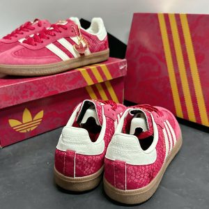Giay Adidas Gazelle Pink White Dragon Da Lon Em Chan Giày Adidas Gazelle Pink White Dragon Da Lộn Êm Chân
