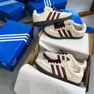 Giay Adidas Samba Og Wonder White Maroon Gia Tot Giày Adidas Samba OG Wonder White Maroon Giá Tốt