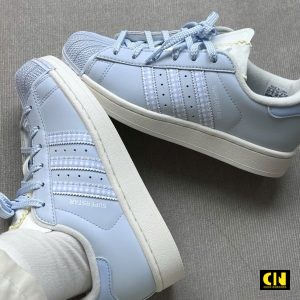 Giay Adidas Superstar 2 Blue White Hq2646 Hang Chuan Full Box Giày Adidas Superstar 2 Blue White HQ2646 Hàng Chuẩn Full Box
