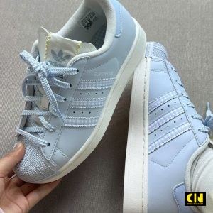Giay Adidas Superstar 2 Trang Xanh Duong Giày Adidas Superstar 2 Trắng Xanh Dương