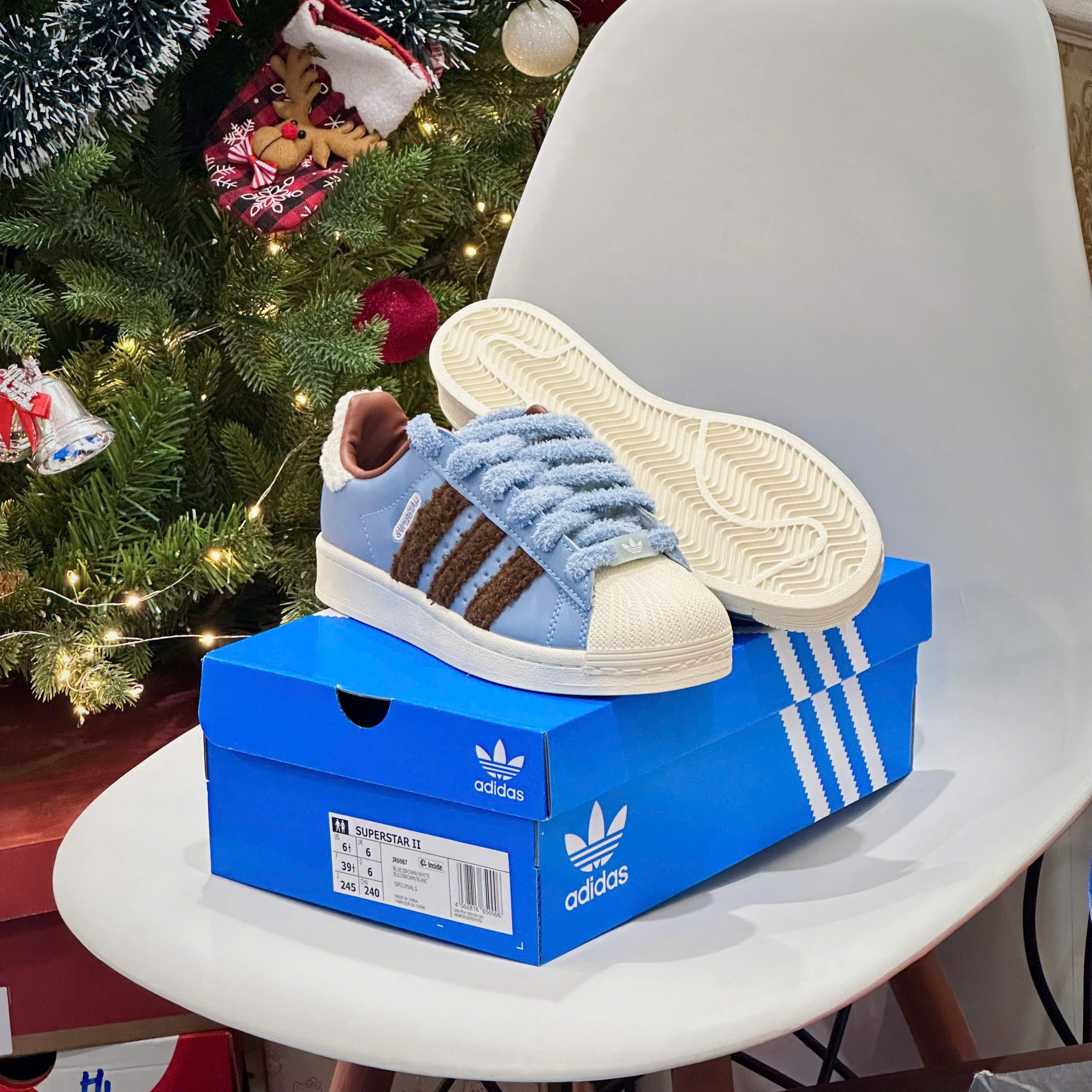 Giày Adidas Superstar Ll Xanh Dương Nâu Giày Adidas Superstar ll Xanh Dương Nâu