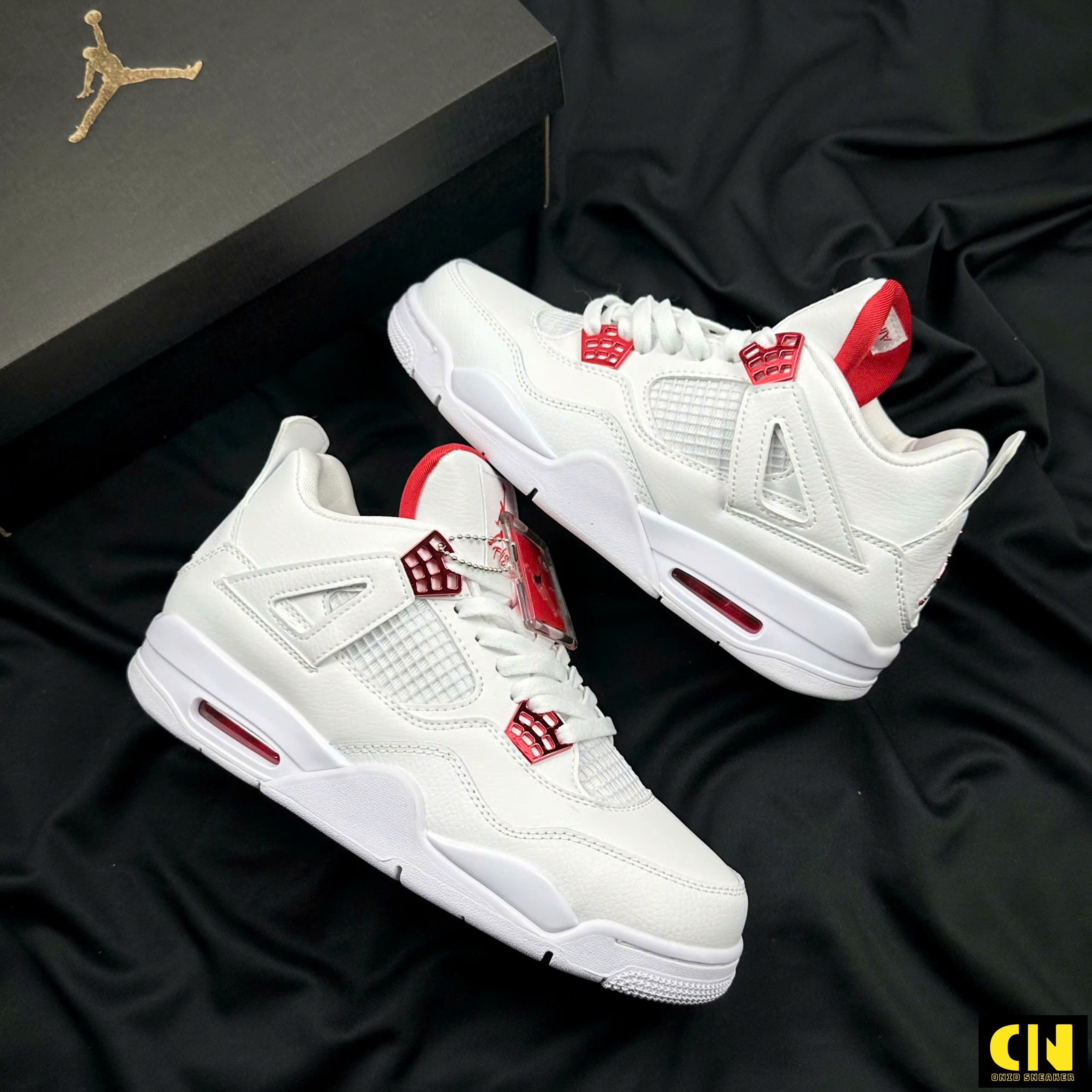 Giày Air Jordan 4 Retro Gs Red Metallic Like Auth Giá Rẻ Giày Air Jordan 4 Retro GS Red Metallic Like Auth Giá Rẻ