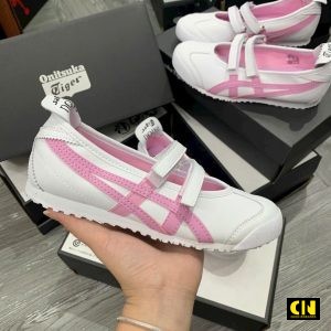 Giay Bup Be Onitsuka Tiger X Patou Mexico 66 Ballerina White Pink Giày Búp Bê Onitsuka Tiger x Patou Mexico 66 Ballerina White Pink