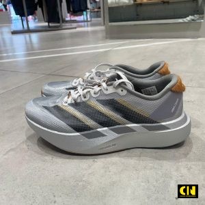 Giay Chay Bo Adidas Adizero Evo Sl Grey One Iron Metallic Xam Bac Giày Chạy Bộ Adidas Adizero EVO SL Grey One Iron Metallic Xám Bạc