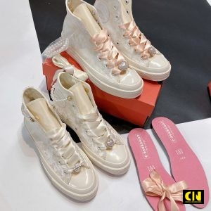 Giay Converse Chuck 70 Wedding Brocade High Top White Fullbox Giày Converse Chuck 70 Wedding Brocade High Top White Fullbox