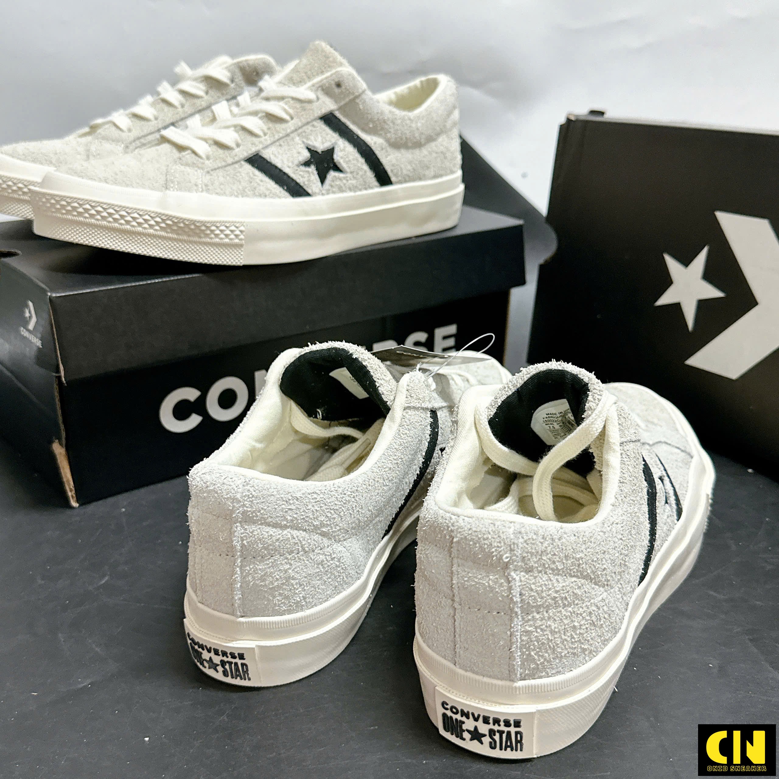 Giày Converse One Star 1970 Academy Màu Xám Kem Giày Converse One Star 1970 Academy Màu Xám Kem