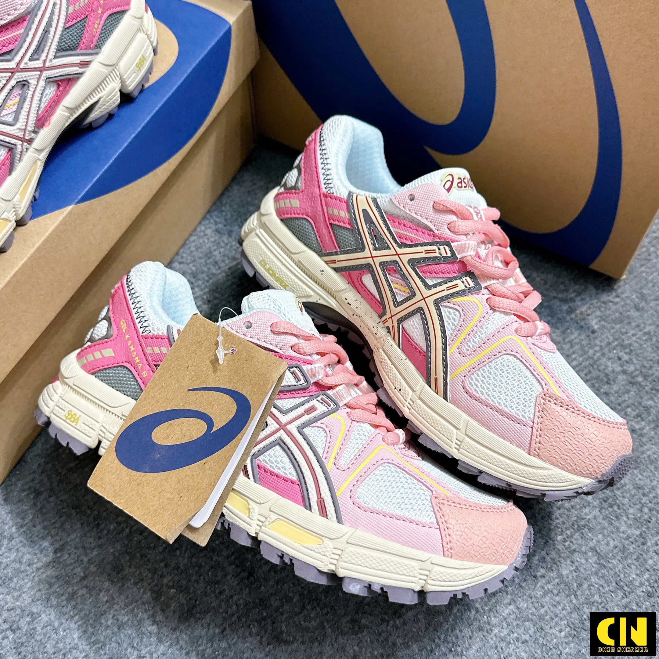 Giày Gel Kahana 8 White Pink Giày Gel Kahana 8 White Pink