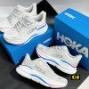Giay Hoka Women Bondi 9 Cosmic Grey White Giày HOKA Women Bondi 9 Cosmic Grey White