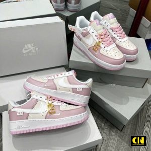 Giay Nike Air Force 1 Pink Foam Sail Fullbox Giày Nike Air Force 1 Pink Foam Sail Fullbox
