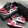 Giay Nike Air Jordan 1 Low Bred Toe Giày Nike Air Jordan 1 Low Bred Toe