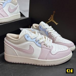 Giay Nike Air Jordan 1 Low Phoi Mau Pastel Hong Xanh Giày Nike Air Jordan 1 Low Phối Màu Pastel Hồng Xanh