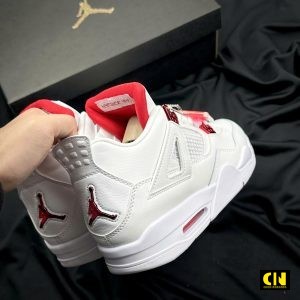 Giay Nike Air Jordan 4 Retro Gs Red Metallic Dep Chuan Size Giày Nike Air Jordan 4 Retro GS Red Metallic Đẹp Chuẩn Size