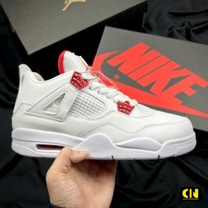 Giay Nike Air Jordan 4 Retro Gs Red Metallic Size 36 44 Chuan Form Giày Nike Air Jordan 4 Retro GS Red Metallic Size 36-44 Chuẩn Form