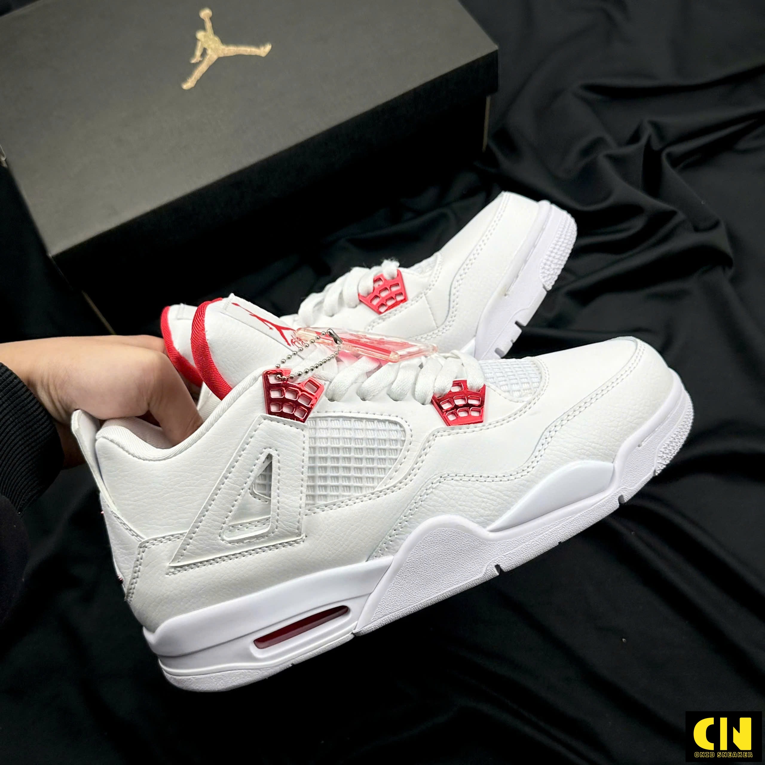 Giày Nike Air Jordan 4 Retro Gs Red Metallic Size 36-44 Giày Nike Air Jordan 4 Retro GS Red Metallic Size 36-44