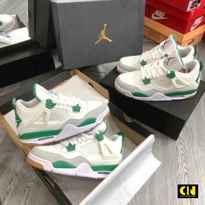 Giay Nike Air Jordan 4 Retro Pine Green Giày Nike Air Jordan 4 Retro Pine Green
