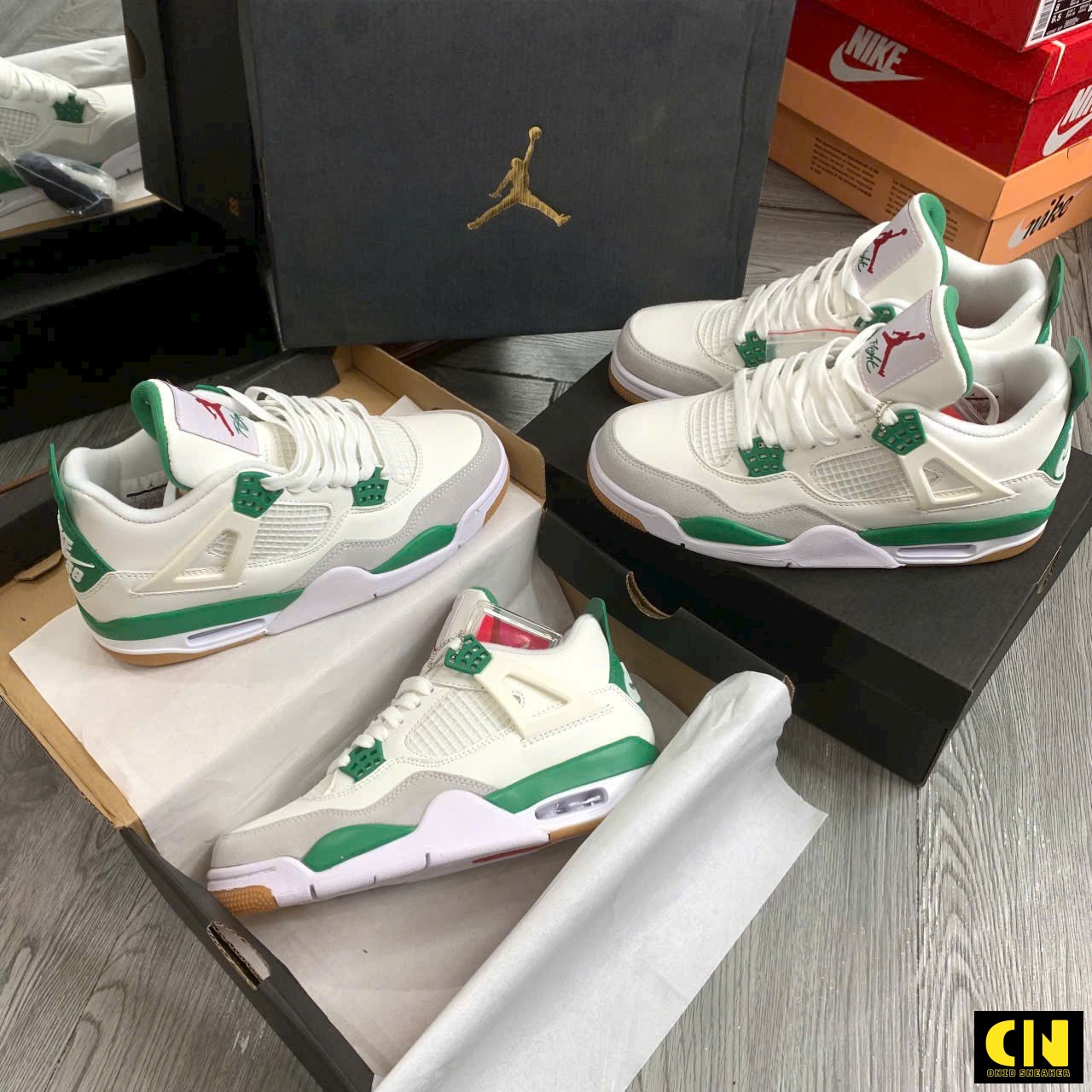 Giày Nike Air Jordan 4 Retro Pine Green Full Box Giá Rẻ Giày Nike Air Jordan 4 Retro Pine Green Full Box Giá Rẻ
