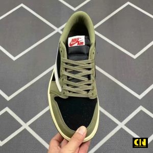 Giay Nike Air Jordan Low Travis Scott Black Olive Size 36 44 Chuan Form Giày Nike Air Jordan Low Travis Scott Black Olive Size 36-44 Chuẩn Form