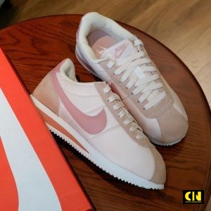 Giay Nike Cortez Cream Pink Pastel Fullbox Nu 36 39 Giày Nike Cortez Cream Pink Pastel Fullbox Nữ 36-39