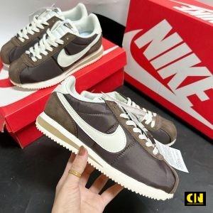 Giay Nike Cortez Phoi Mau Nau Baroque Brown Giày Nike Cortez Phối Màu Nâu Baroque Brown