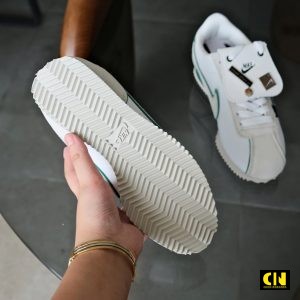 Giay Nike Cortez White Green Light Bone Unisex Sneaker Full Box Giày Nike Cortez White Green Light Bone Unisex Sneaker Full Box