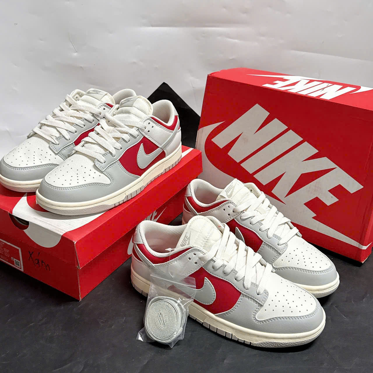 Giày Nike Dunk Low Light Iron Ore Gym Red Giày Nike Dunk Low Light Iron Ore Gym Red