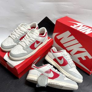 Giay Nike Dunk Low Retro Light Iron Ore Gym Red Giày Nike Dunk Low Retro Light Iron Ore Gym Red