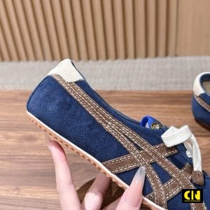 Giay Nu Onitsuka Tiger Versace Sakura Blue Giày Nữ Onitsuka Tiger Versace Sakura Blue