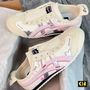 Giay Onitsuka Tiger Mexico 66 Slip On Panda Prank Pink Full Box Giày Onitsuka Tiger Mexico 66 Slip-On Panda Prank Pink Full Box