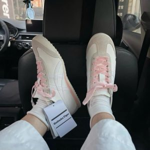 Giay Onitsuka Tiger Mexico 66 Trang Phoi Hong Dao Giày Onitsuka Tiger Mexico 66 Trắng Phối Hồng Đào