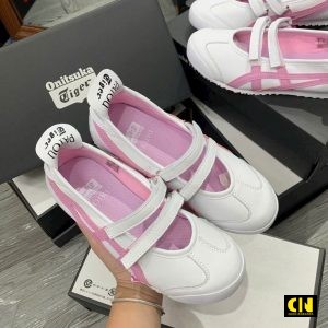 Giay Onitsuka Tiger Patou Mexico 66 Ballerina Hong Trang Giày Onitsuka Tiger PATOU Mexico 66 Ballerina Hồng Trắng