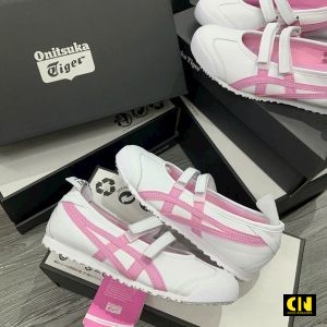 Giay Onitsuka Tiger Patou Mexico 66 Ballerina White Cotton Candy Giày Onitsuka Tiger PATOU Mexico 66 Ballerina White Cotton Candy