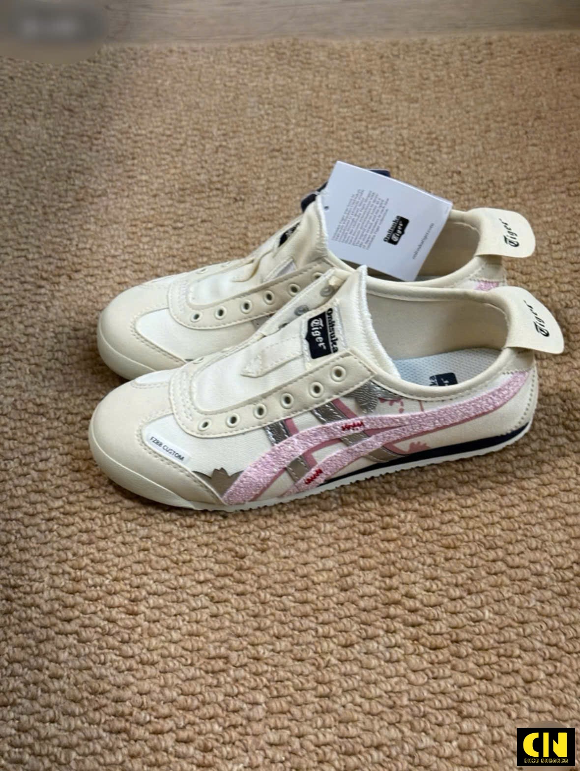Giày Onitsuka Tiger Panda Prank Pink Slip On 7A Premium Best Quality Giày Onitsuka Tiger Panda Prank Pink Slip On 7A Premium Best Quality