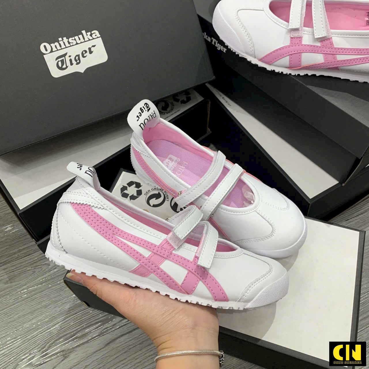 Giày Onitsuka Tiger X Patou Mexico 66 Ballerina Hồng Giày Onitsuka Tiger x Patou Mexico 66 Ballerina Hồng
