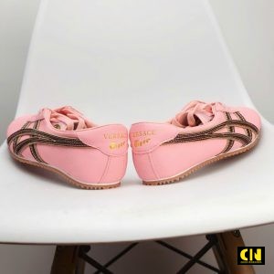Giay Onitsuka Tiger X Versace Sakura Pink Brown Giày Onitsuka Tiger x Versace Sakura Pink Brown