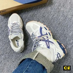Giay Running Asics Gel Kahana 8 Grey Navy Full Box Giày Running Asics Gel-Kahana 8 Grey Navy Full Box