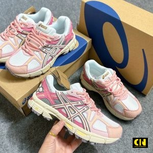 Giay Running Asics Gel Kahana 8 Trang Hong Nu Giày Running Asics Gel Kahana 8 Trắng Hồng Nữ