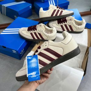 Giay Sneaker Adidas Samba Og Wonder White Maroon Giày Sneaker Adidas Samba OG Wonder White Maroon