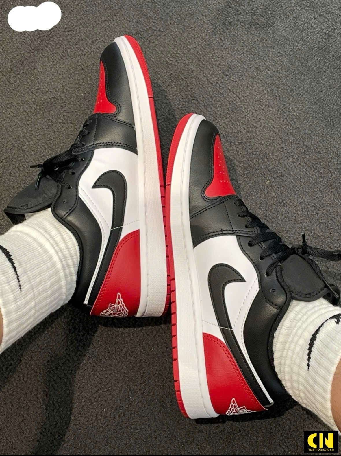 Giày Sneaker Air Jordan 1 Low Bred Toe Fullbox Đủ Size Giày Sneaker Air Jordan 1 Low Bred Toe Fullbox Đủ Size