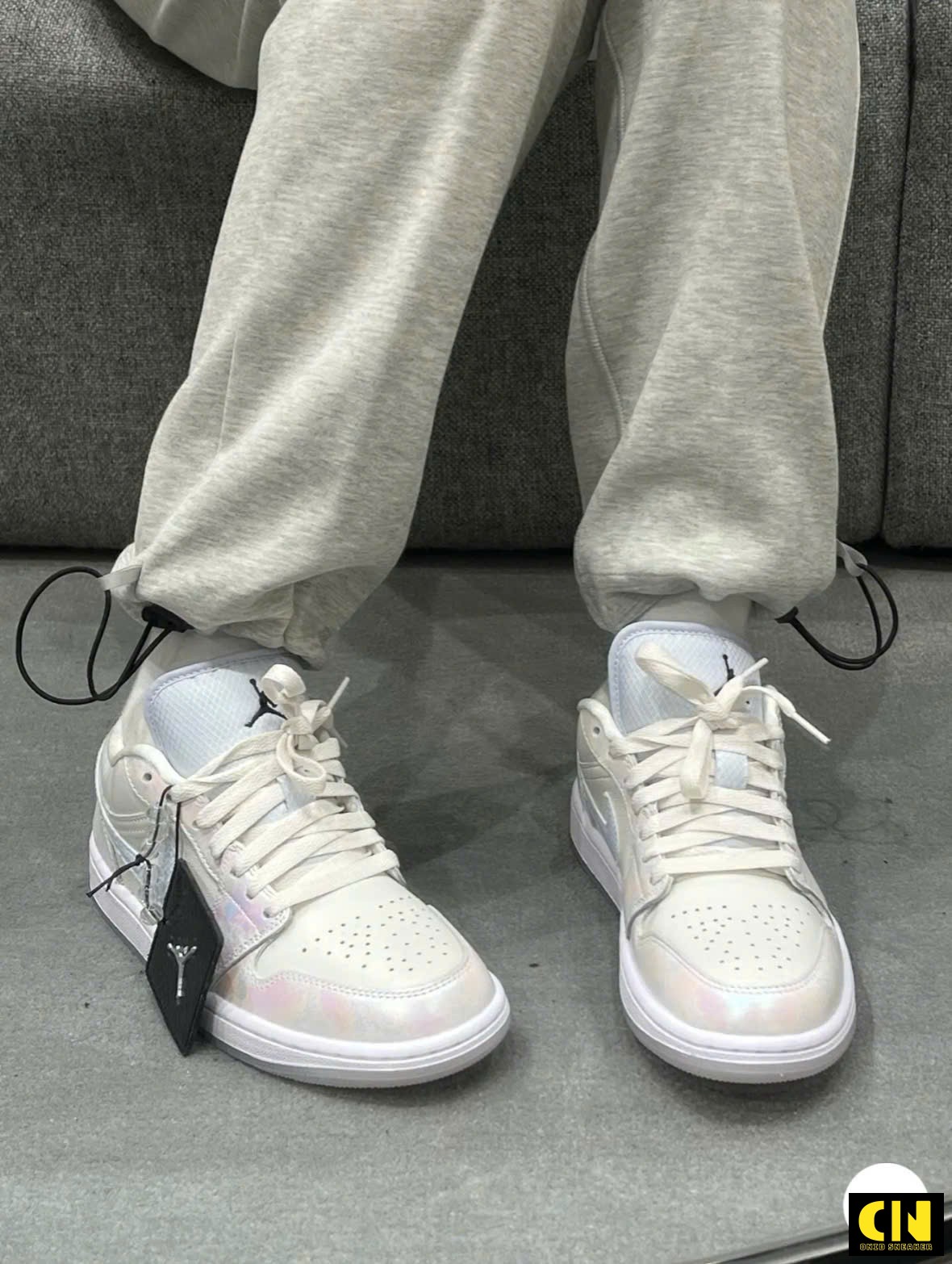Giày Sneaker Air Jordan 1 Low Year Of The Snake Trắng Xanh Blue Giày Sneaker Air Jordan 1 Low Year Of The Snake Trắng Xanh Blue