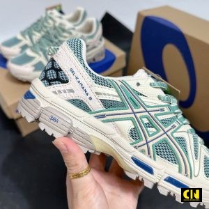 Giay Sneaker Asics Gel Kahana 8 Mint Beige Trang Xanh La Giày Sneaker Asics Gel-Kahana 8 Mint Beige Trắng Xanh Lá