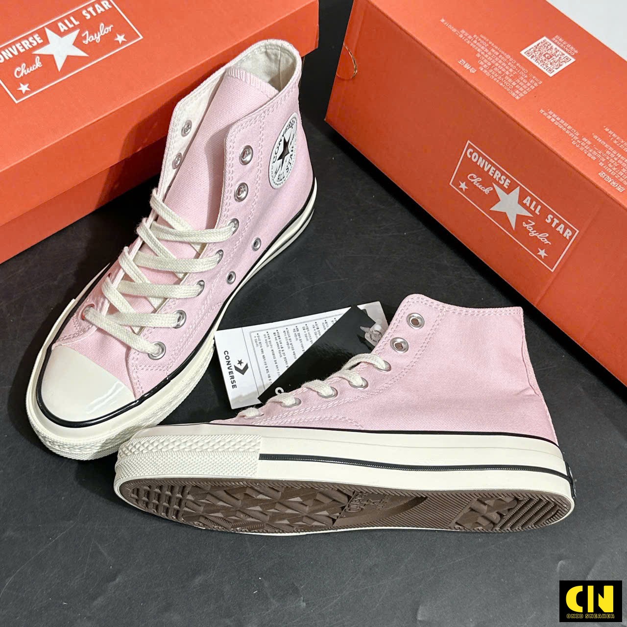 Giày Sneaker Converse Chuck 70 High Himalayan Salt Màu Hồng Giày Sneaker Converse Chuck 70 High Himalayan Salt Màu Hồng