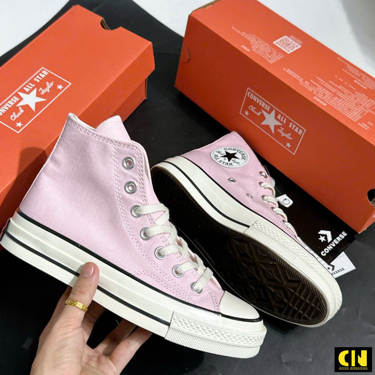 Giày Sneaker Converse Chuck Taylor 70S Cổ Cao Himalayan Salt Giày Sneaker Converse Chuck Taylor 70s Cổ Cao Himalayan Salt